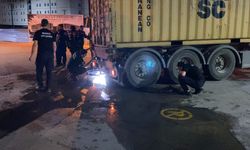 Bursa'da yanan TIR'ı 10 kilometre kullanıp itfaiyeye ulaştırdı
