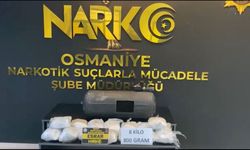 Çekici üzerinde taşınan otomobilin LPG tankından 8,8 kilo esrar çıktı