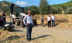 Çöplükte başlayıp, ormana sıçrayan yangın söndürüldü