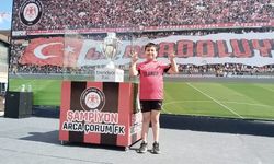 Çorum FK'nın şampiyonluk kupası kentte sergileniyor