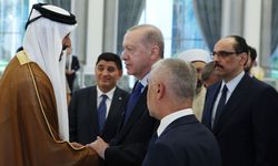 Cumhurbaşkanı Erdoğan, Katar Emiri Al Sani'ye taziye ziyaretinde bulundu