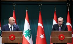 Cumhurbaşkanı Erdoğan, Lübnan Cumhurbaşkanı Avn'ı resmi törenle karşıladı (2)