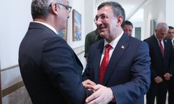 Cumhurbaşkanı Yardımcısı Yılmaz, KKTC Cumhurbaşkanı Erhürman ile görüştü