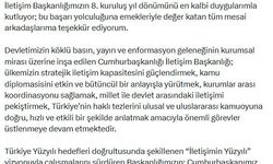 Duran'dan, 'İletişim Başkanlığı'nın 8'inci kuruluş yıl dönümü' mesajı