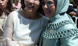 Emine Erdoğan, lider eşleriyle Çankaya Köşkü'nde bir araya geldi