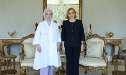 Emine Erdoğan, Lübnan Başbakanı'nın eşi Sahar Selam ile görüştü