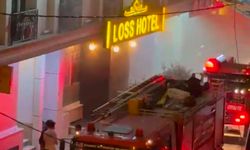 Esenyurt'ta otel yangını; mahsur kalanlar merdivenle tahliye edildi