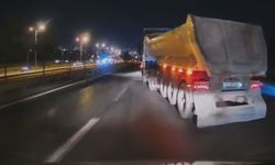 Esenyurt'ta otoyolda 2 hafriyat kamyonu, servis aracını sıkıştırdı: Tanımam etmem, makasa aldılar