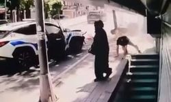 Fatih'te polis aracının motosiklete çarptığı kaza kamerada: 2'si polis 3 yaralı