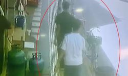 İş yerinin önünden papağanı çaldılar; o anlar kamerada