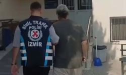 İzmir'de trafikte kavga güvenlik kamerasında