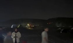 Kandıra'da otomobil denize girdi