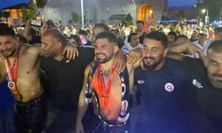 Kırkpınar başpehlivanı Erkan Taş, hamam geleneğini sürdürdü