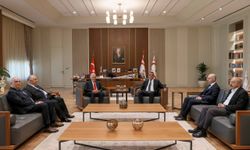 KKTC Cumhurbaşkanı Erhürman, TDT Aksakallar Konseyi Başkanı Yıldırım'ı kabul etti