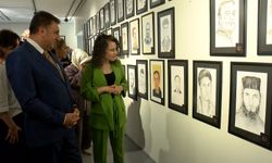 Lise öğrencilerinden 15 Temmuz'un 10'uncu yılında '253 Şehit 253 Portre' sergisi