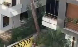 Maltepe'de kadına şiddet iddiasını duyan mahalleli balkona çıkan kişiye taş attı