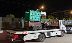 Okul inşaatından 500 bin liralık malzeme çalan 2 şüpheli, takip sonucu yakalandı