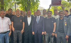 Özgür Özel'den şehit aileleri ile gazilerin oturma eylemine destek