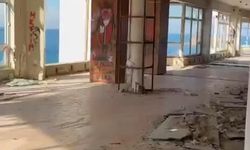 Riva'da talan edilen, bir dönem Milli Takım'ın da kamp yaptığı 186 odalı otel yıkılıyor