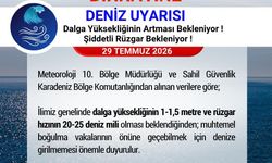 Samsun'da 'denize girmeyin' uyarısı