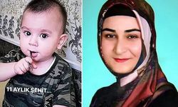 Şehit Bedirhan bebek ve annesi kabirleri başında anıldı
