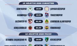 Süper Lig'de sezonunun ilk hafta programı açıklandı