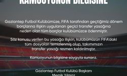 Transfer yasağı kalkan Gaziantep FK 7 futbolcuyu kadrosuna kattı