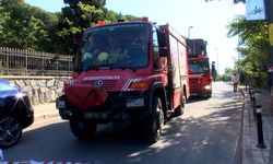 Üsküdar'da forklift evin bahçesine düştü: sürücü hayatını kaybetti