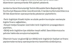 30 ilde DEAŞ operasyonu: 104 gözaltı