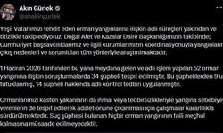 52 orman yangınına ilişkin soruşturmalarda 9 şüpheli tutuklandı