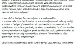 6 ilde vize randevusu operasyonu; 49 şüphelinin yakalanmasına yönelik işlem başlatıldı