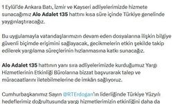 Adalet Bakanı Gürlek: 'Alo Adalet 135' hattını kısa süre içinde Türkiye genelinde yaygınlaştıracağız
