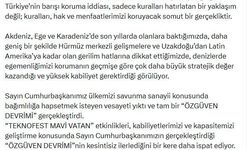 AK Parti'li Çelik'ten 'TEKNOFEST Mavi Vatan' paylaşımı