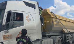 Arnavutköy'de ağır tonaj denetimi; 70 araç ve sürücüsüne 701 bin lira ceza