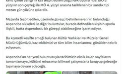 Aspendos'ta 2 bin 400 yıllık güreşçi mezarı keşfedildi