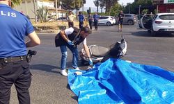 Aydın'da kırmızı ışıkta geçip, otomobile çarpan motosikletli, hayatını kaybetti