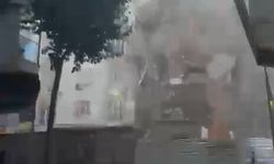 Bahçelievler'de yıkım sırasında çöken 6 katlı bina kamerada; bitişikteki apartman zarar gördü