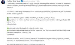 Bakan Bolat: Esnaf desteklerimiz ekonomimize önemli katkı sağlayacak