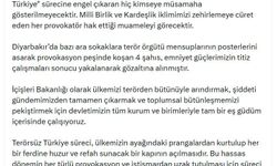 Bakan Çiftçi: 'Terörsüz Türkiye' sürecine engel çıkaran hiç kimseye müsamaha gösterilmeyecek