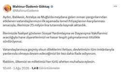 Bakan Göktaş: Yangınlarından etkilenenler için 25 milyon lira kaynak aktardık