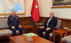 Bakan Güler, Hava Kuvvetleri Komutanı Orgeneral Dalkıran'ı kabul etti