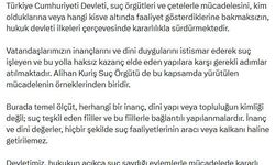 Bakan Gürlek: Dini duyguları istismar ederek suç işleyen yapılara karşı gerekli adımlar atılmaktadır