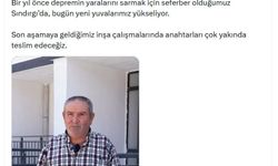 Bakan Kurum'dan Sındırgı depreminin 1'inci yılı paylaşımı