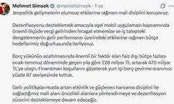Bakan Şimşek: Dezenflasyon sürecini desteklemeye devam edeceğiz