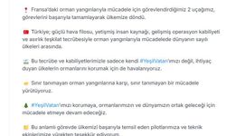 Bakan Yumaklı: Fransa'da görevli yangın söndürme uçakları ülkemize döndü