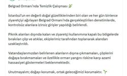 Belgrad Ormanı'nda çevre temizliği