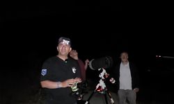 Bitlis'te perseid meteor yağmuru gökyüzünü aydınlattı