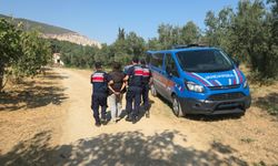 Çalıntı hafif ticari araçla kaçan sürücü zeytinlikte yakalandı