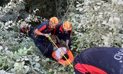 Çarpışan 2 ATV'den biri uçuruma devrildi; 2 yaralı