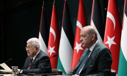 Cumhurbaşkanı Erdoğan, Filistin Devlet Başkanı Abbas'ı resmi törenle karşıladı (2)